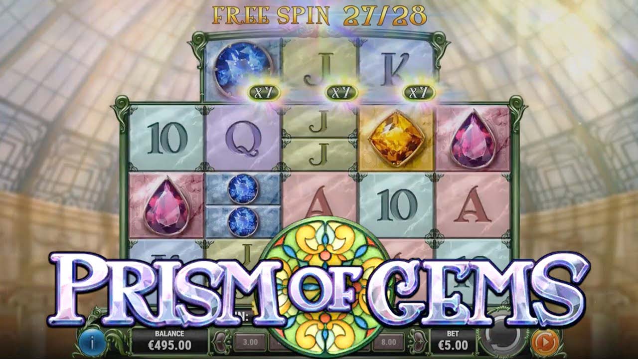 Screenshot of the Prism of Gems slot by Play N Go