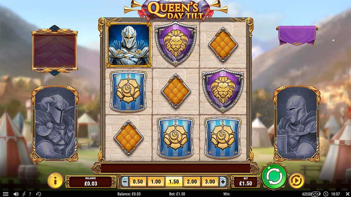 Screenshot of the Queens Day Tilt slot by Play N Go