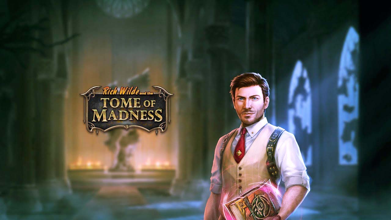 Screenshot of the Rich Wilde and the Tome of Madness slot by Play N Go