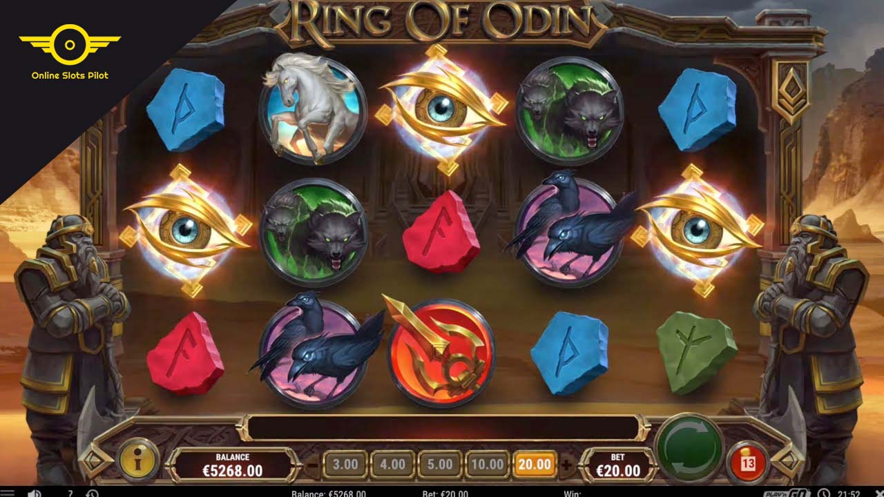 Screenshot of the Ring of Odin slot by Play N Go