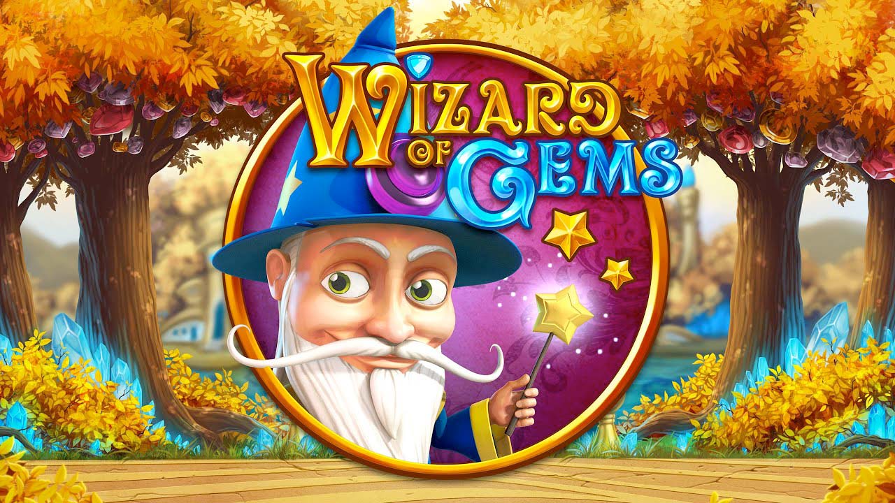 Screenshot of the Wizard of Gems slot by Play N Go