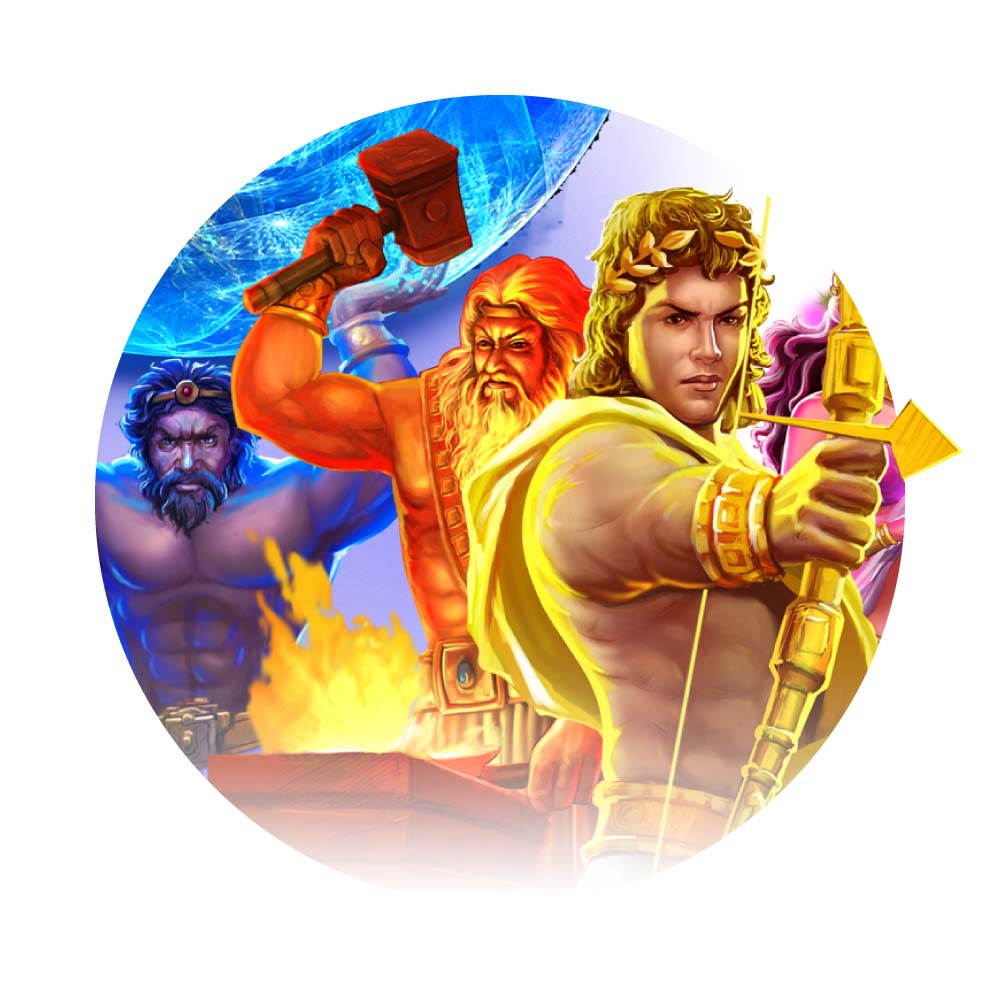 Screenshot of the Age of the Gods Furious 4 slot by Playtech