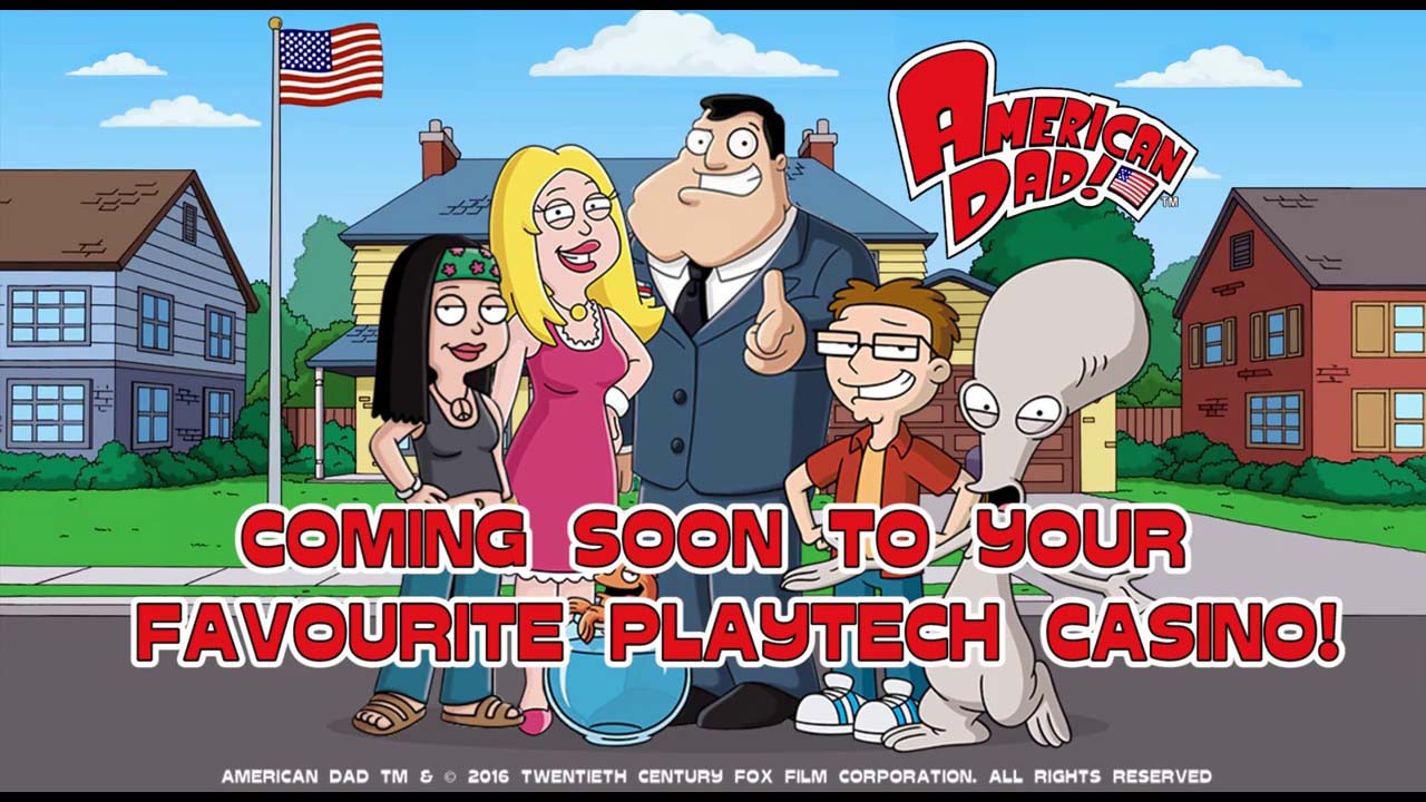 Screenshot of the American Dad slot by Playtech