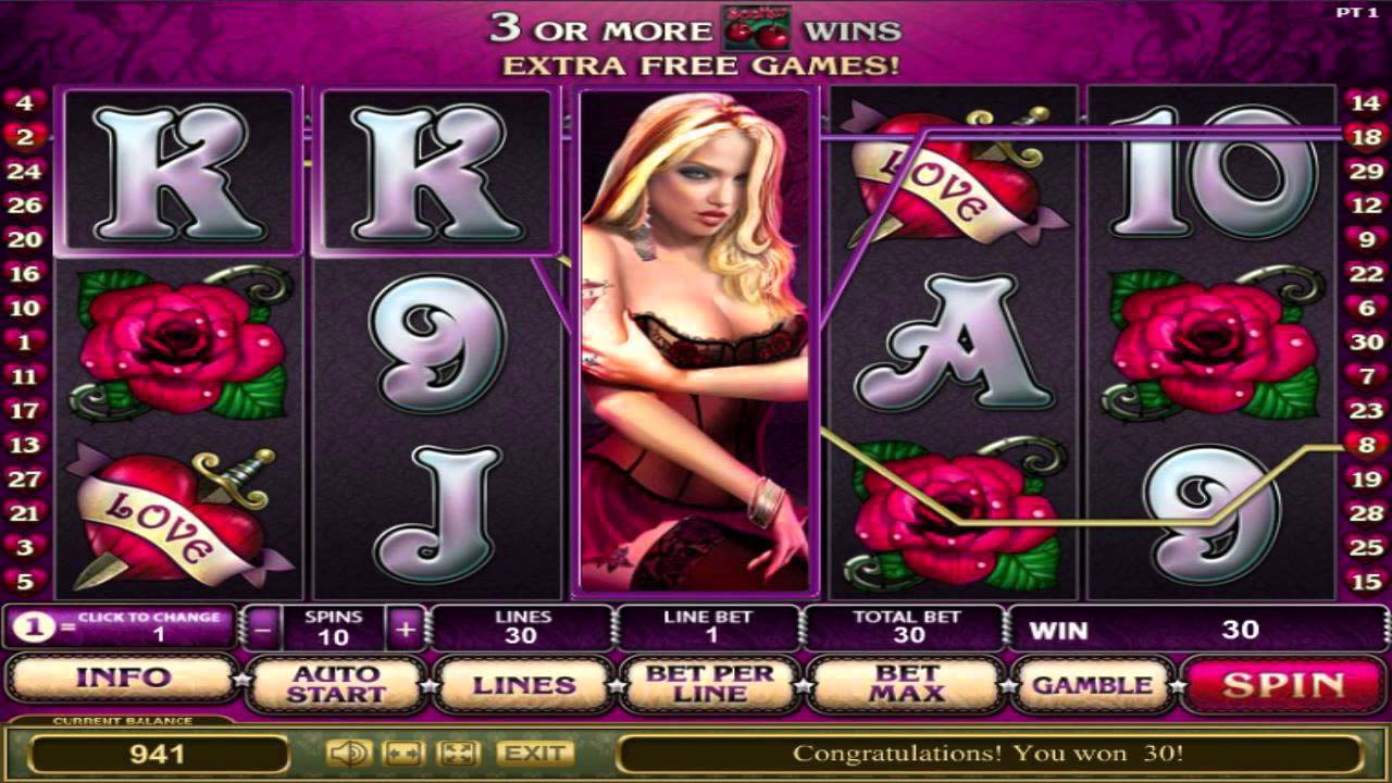 Screenshot of the Cherry Love slot by Playtech