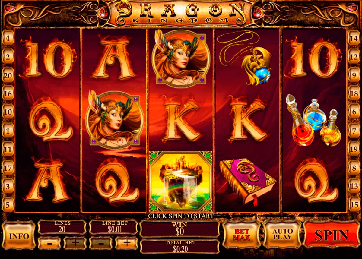 Screenshot of the Dragon Kingdom slot by Playtech