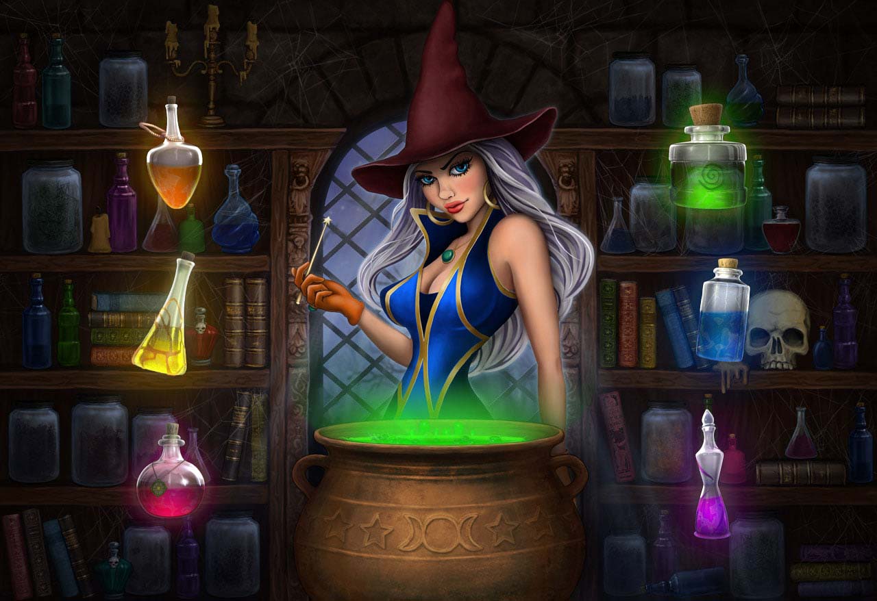 Screenshot of the Halloween Fortune slot by Playtech