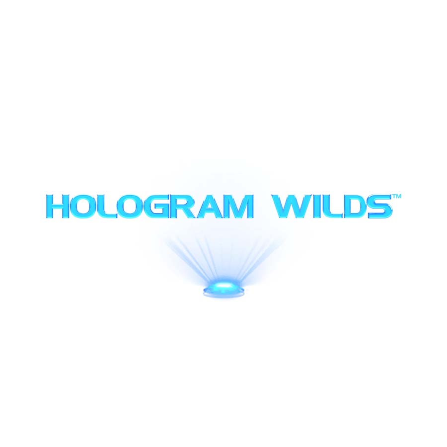 Screenshot of the Hologram Wilds slot by Playtech