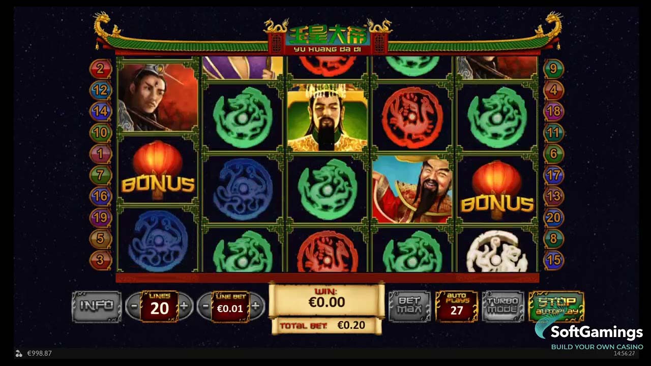 Screenshot of the Jade Emperor slot by Playtech