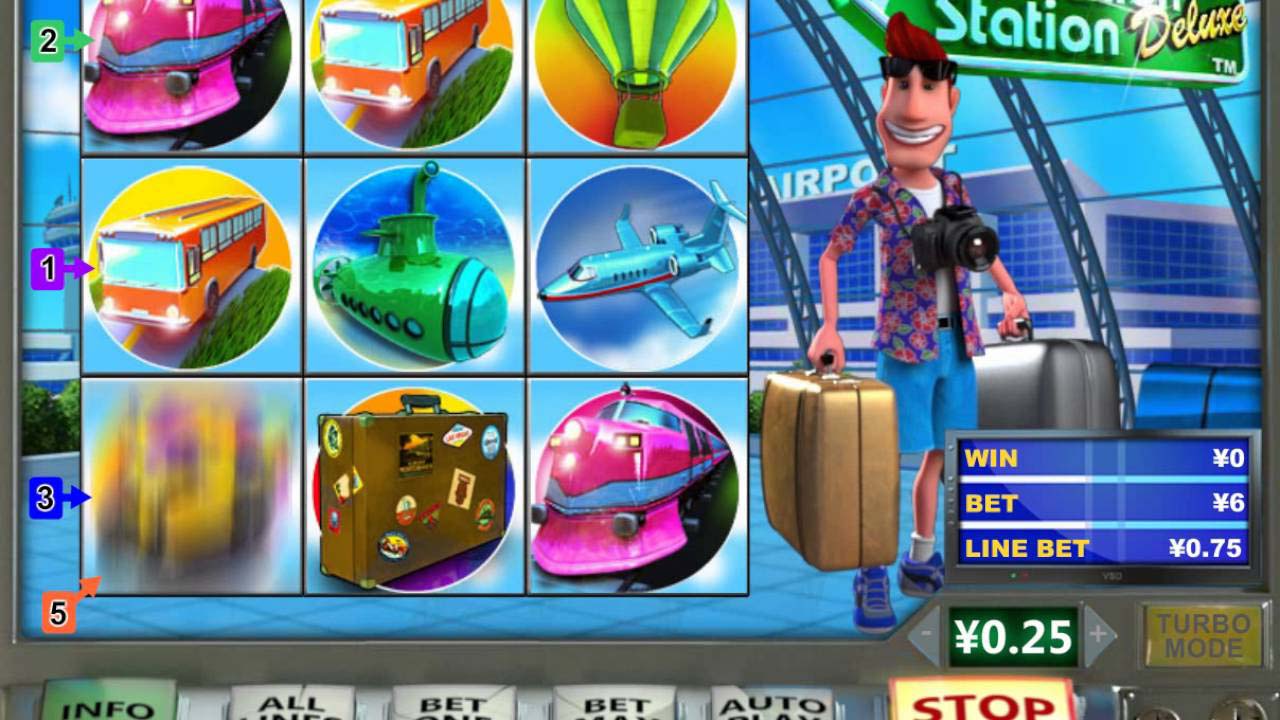 Screenshot of the Vacation Station slot by Playtech