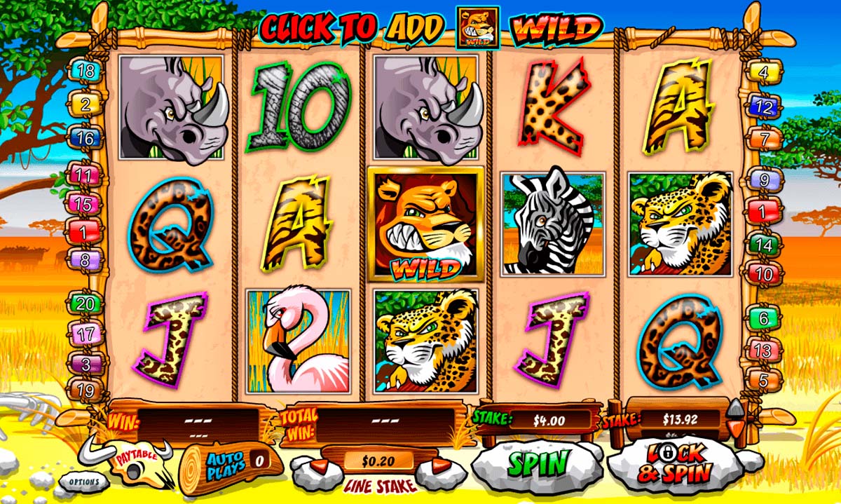 Screenshot of the Wild Gambler slot by Playtech