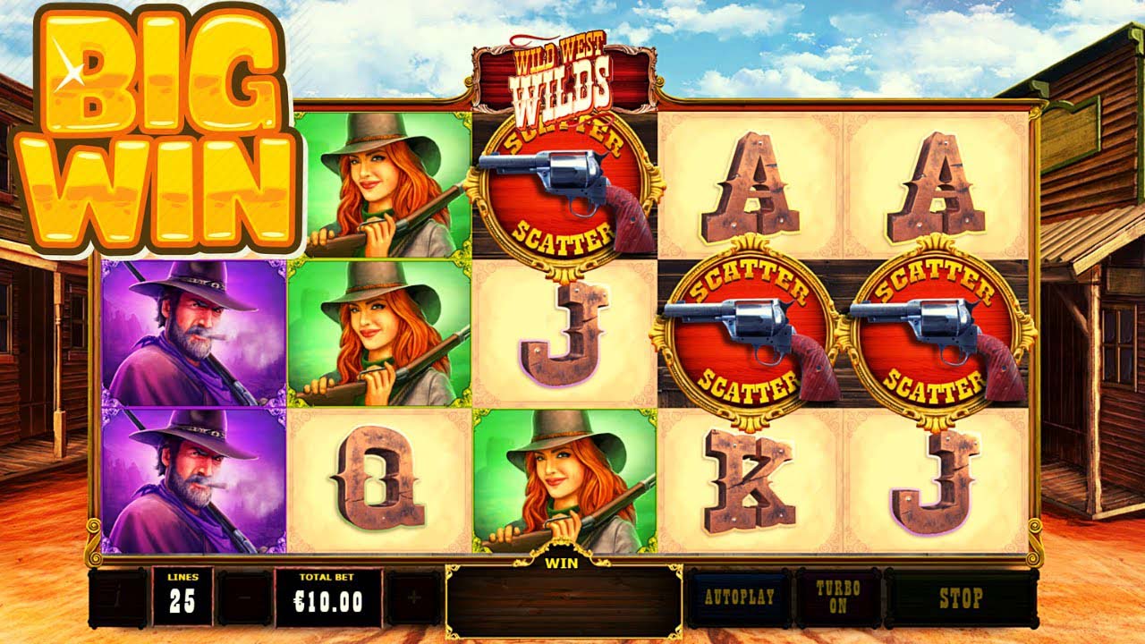 Screenshot of the Wild West Wilds slot by Playtech
