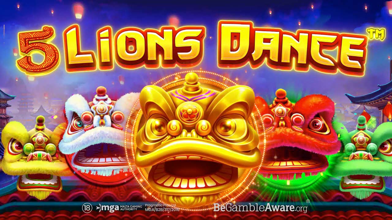 Screenshot of the 5 Lions Dance slot by Pragmatic Play