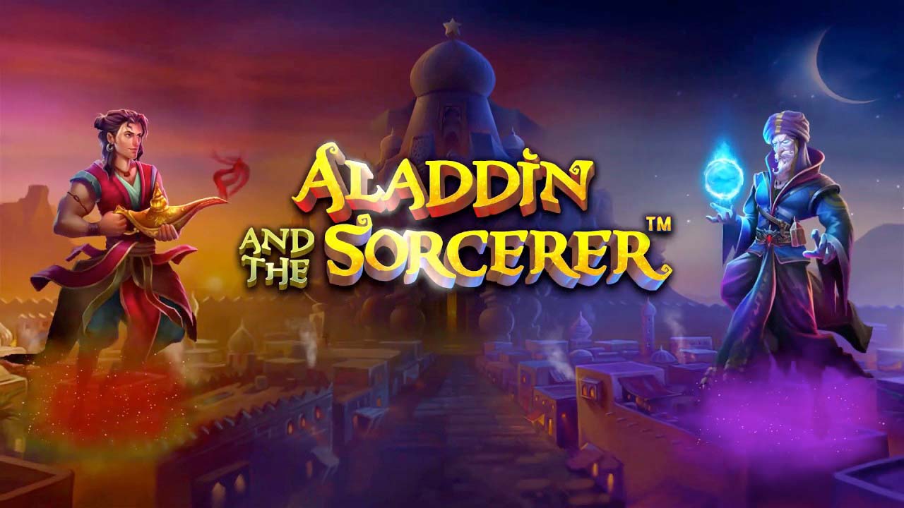 Screenshot of the Aladdin and the Sorcerer slot by Pragmatic Play