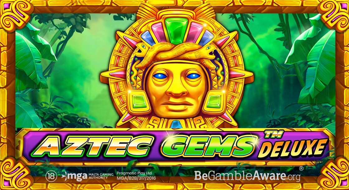 Screenshot of the Aztec Gems Deluxe slot by Pragmatic Play