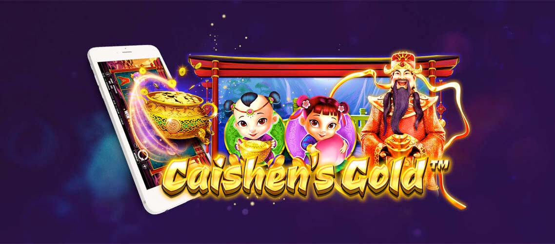 Screenshot of the Caishens Gold slot by Pragmatic Play