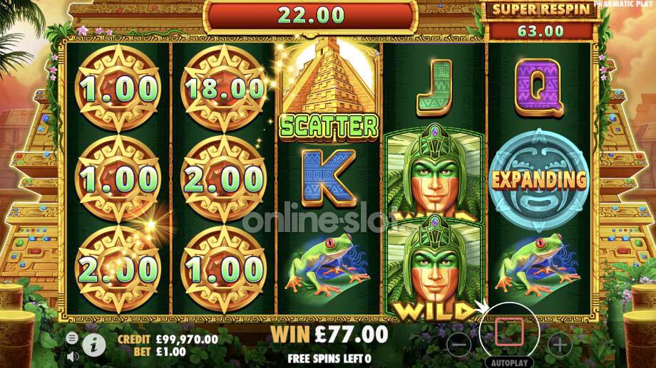 Screenshot of the El Dorado: The City of Gold slot by Pragmatic Play