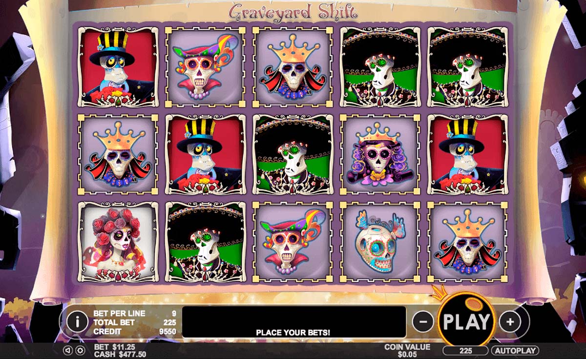 Screenshot of the Graveyard Shift slot by Pragmatic Play