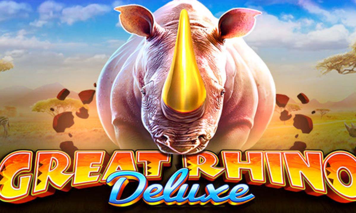 Screenshot of the Great Rhino Deluxe slot by Pragmatic Play