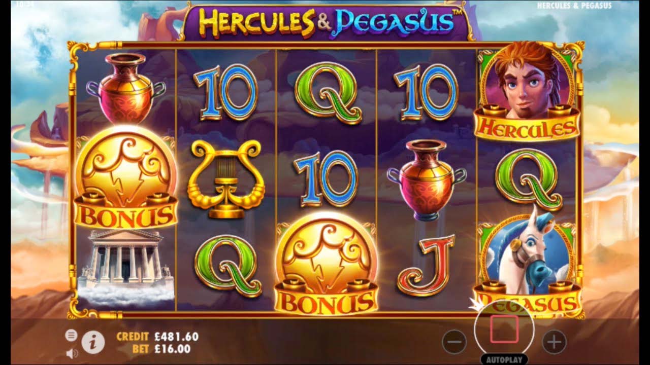 Screenshot of the Hercules and Pegasus slot by Pragmatic Play