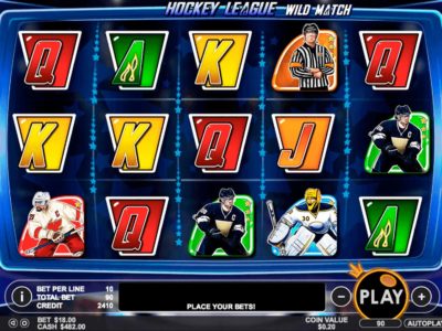 Screenshot of the Hockey League slot by Pragmatic Play
