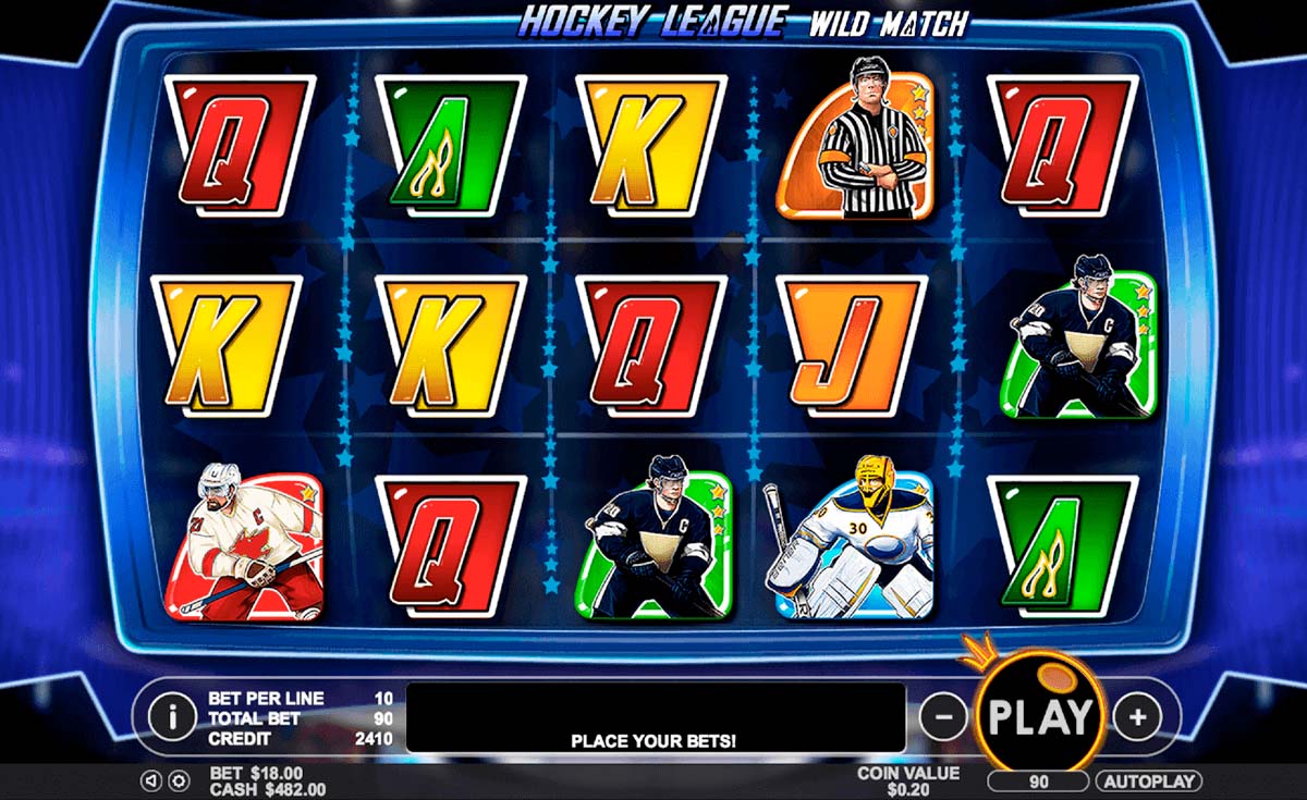 Screenshot of the Hockey League slot by Pragmatic Play