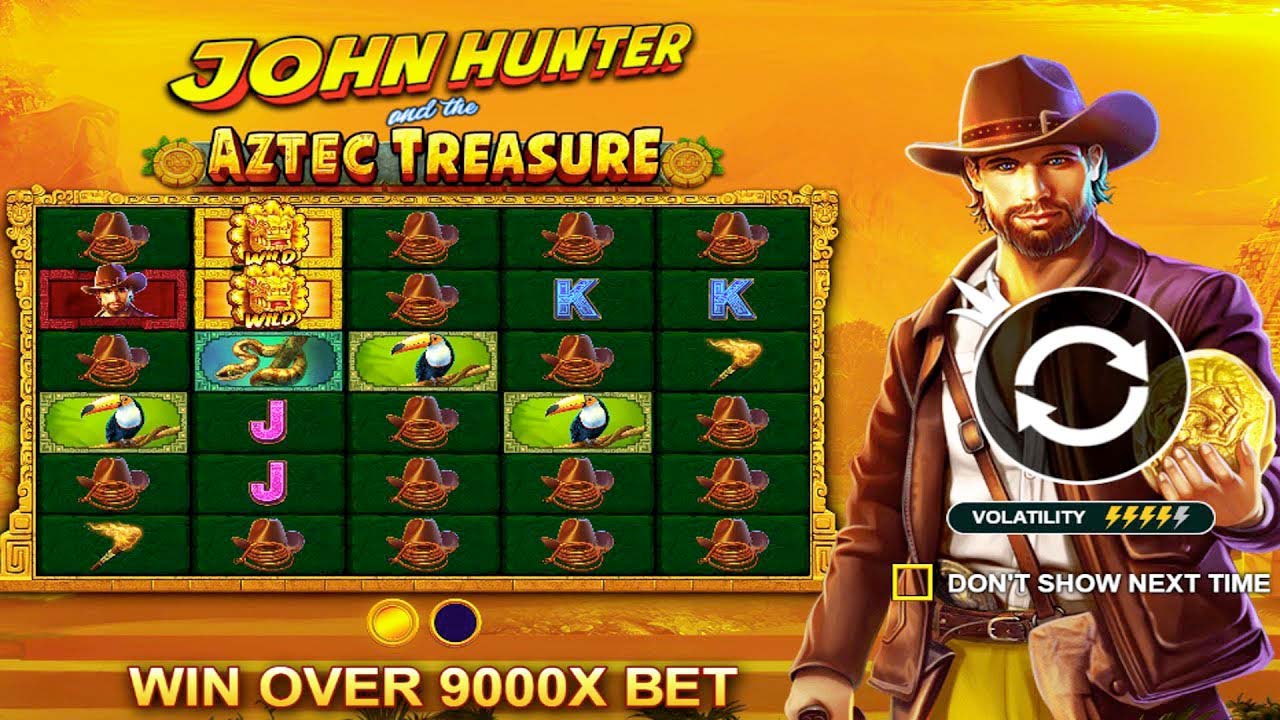 Screenshot of the John Hunter and the Aztec Treasure slot by Pragmatic Play