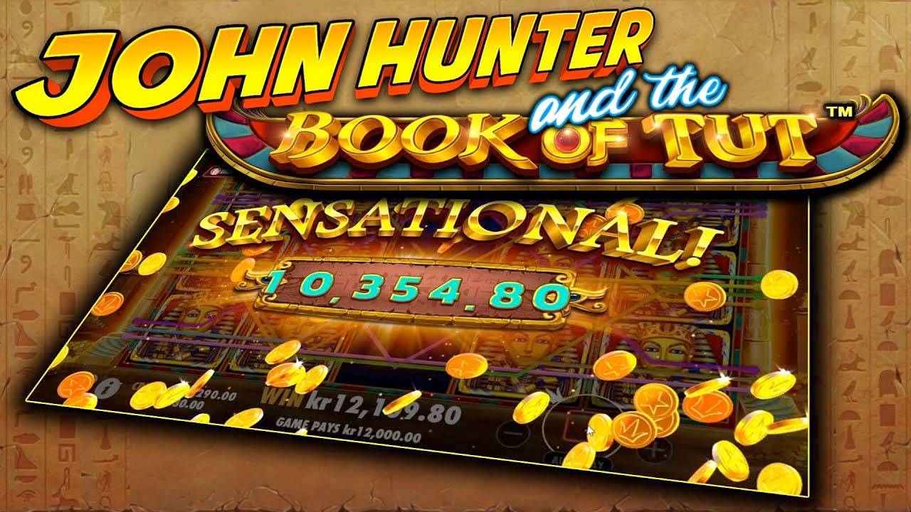 Screenshot of the John Hunter and the Book of Tut slot by Pragmatic Play