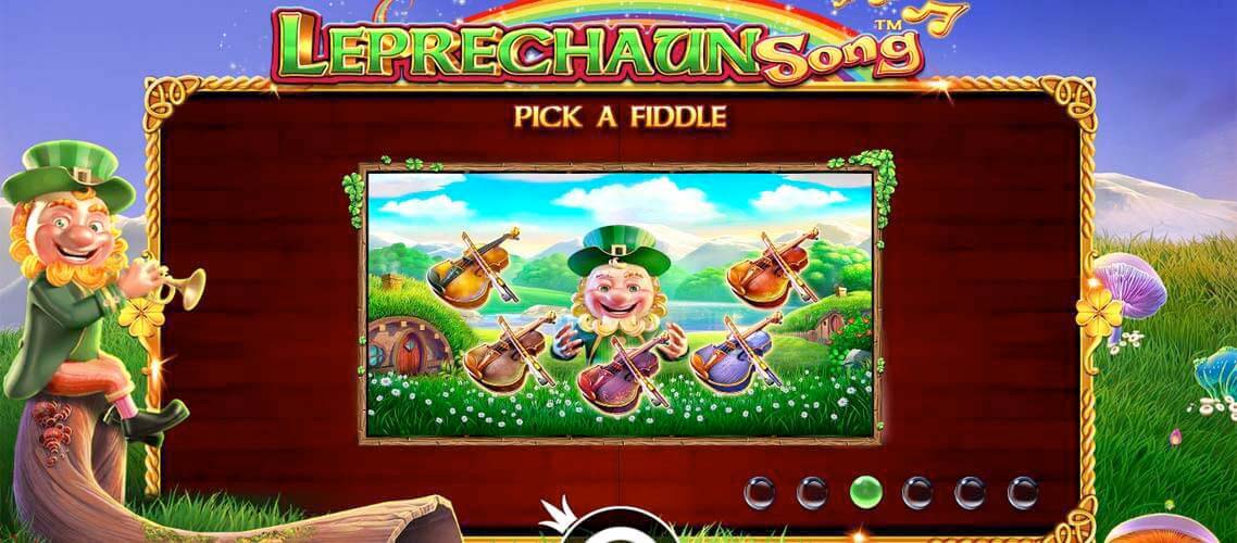 Screenshot of the Leprechaun Song slot by Pragmatic Play