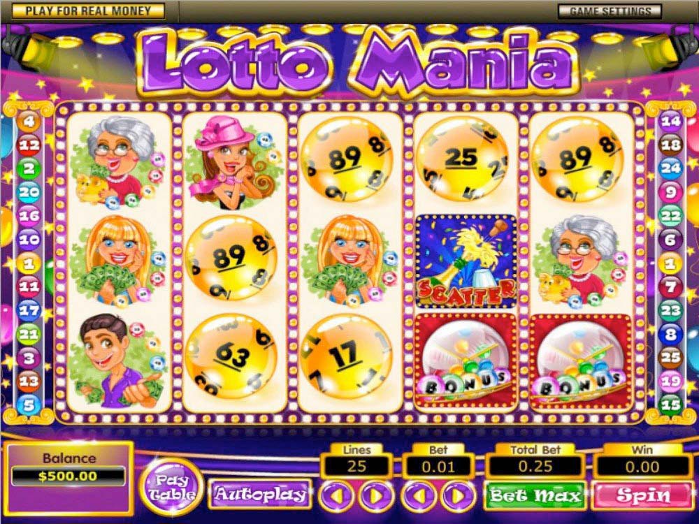 Screenshot of the Lotto Mania slot by Pragmatic Play