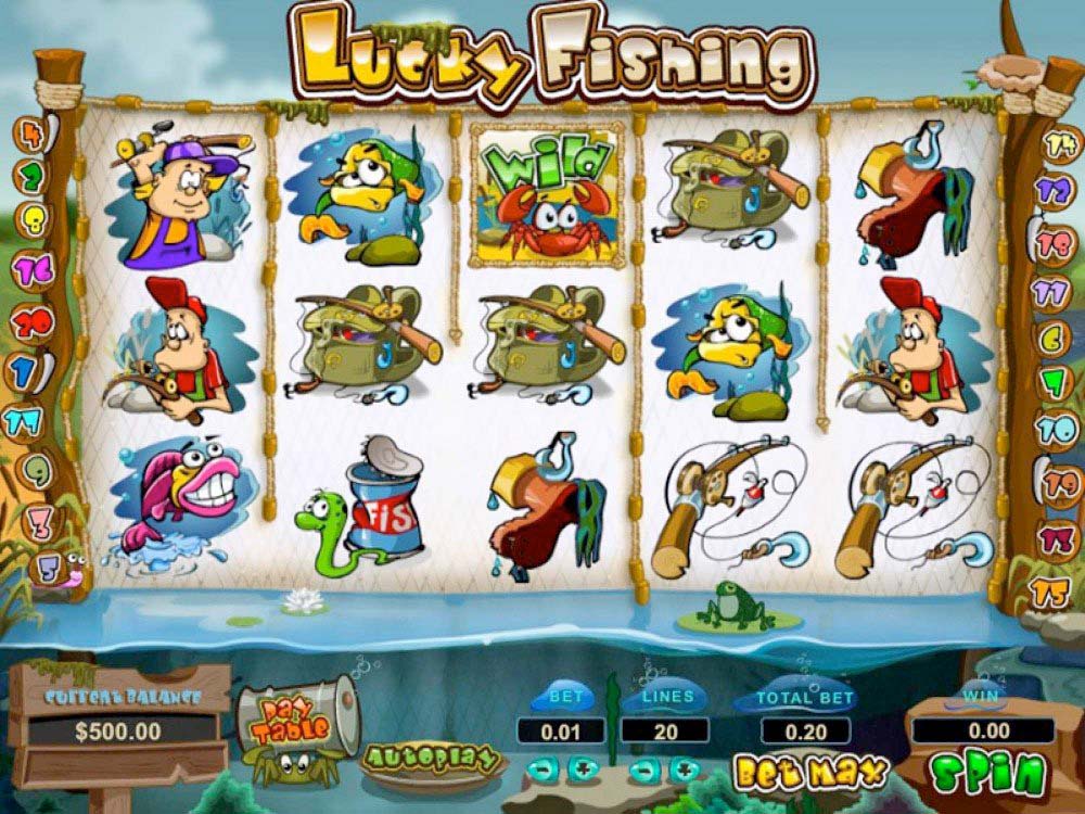 Screenshot of the Lucky Fishing slot by Pragmatic Play