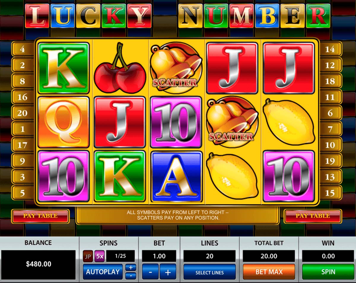 Screenshot of the Lucky Number slot by Pragmatic Play