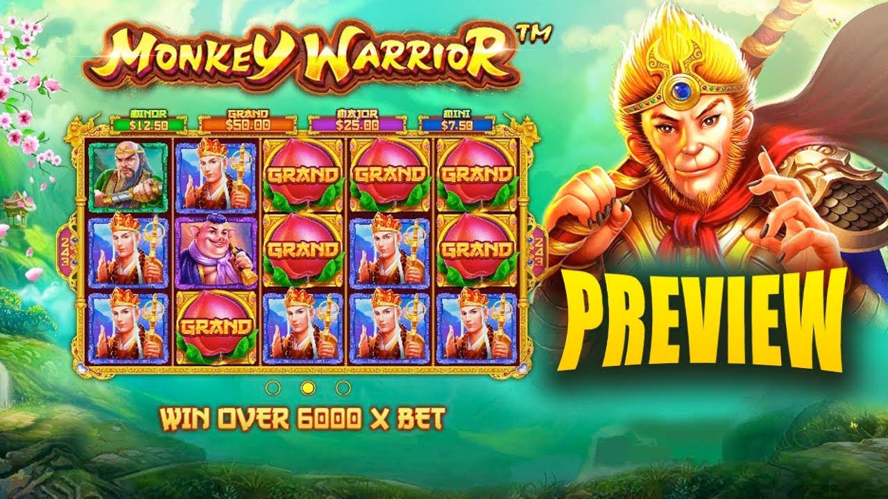 Screenshot of the Monkey Warrior slot by Pragmatic Play