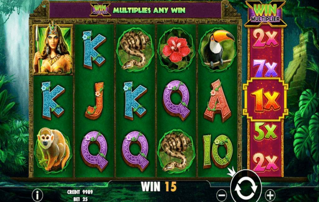 Screenshot of the Panther Queen slot by Pragmatic Play