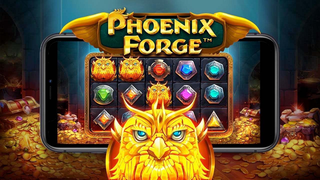 Screenshot of the Phoenix Forge slot by Pragmatic Play