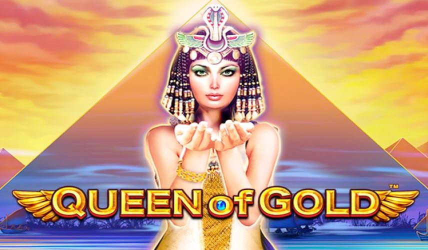 Screenshot of the Queen of Gold slot by Pragmatic Play