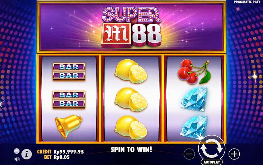 Screenshot of the Super M88 slot by Pragmatic Play