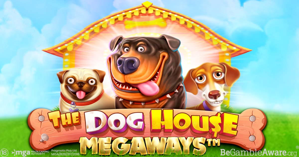 Screenshot of the The Dog House Megaways slot by Pragmatic Play
