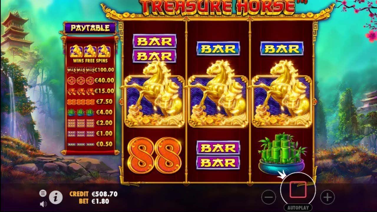 Screenshot of the Treasure Horse slot by Pragmatic Play