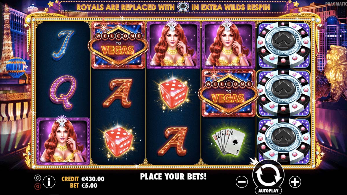 Screenshot of the Vegas Nights slot by Pragmatic Play
