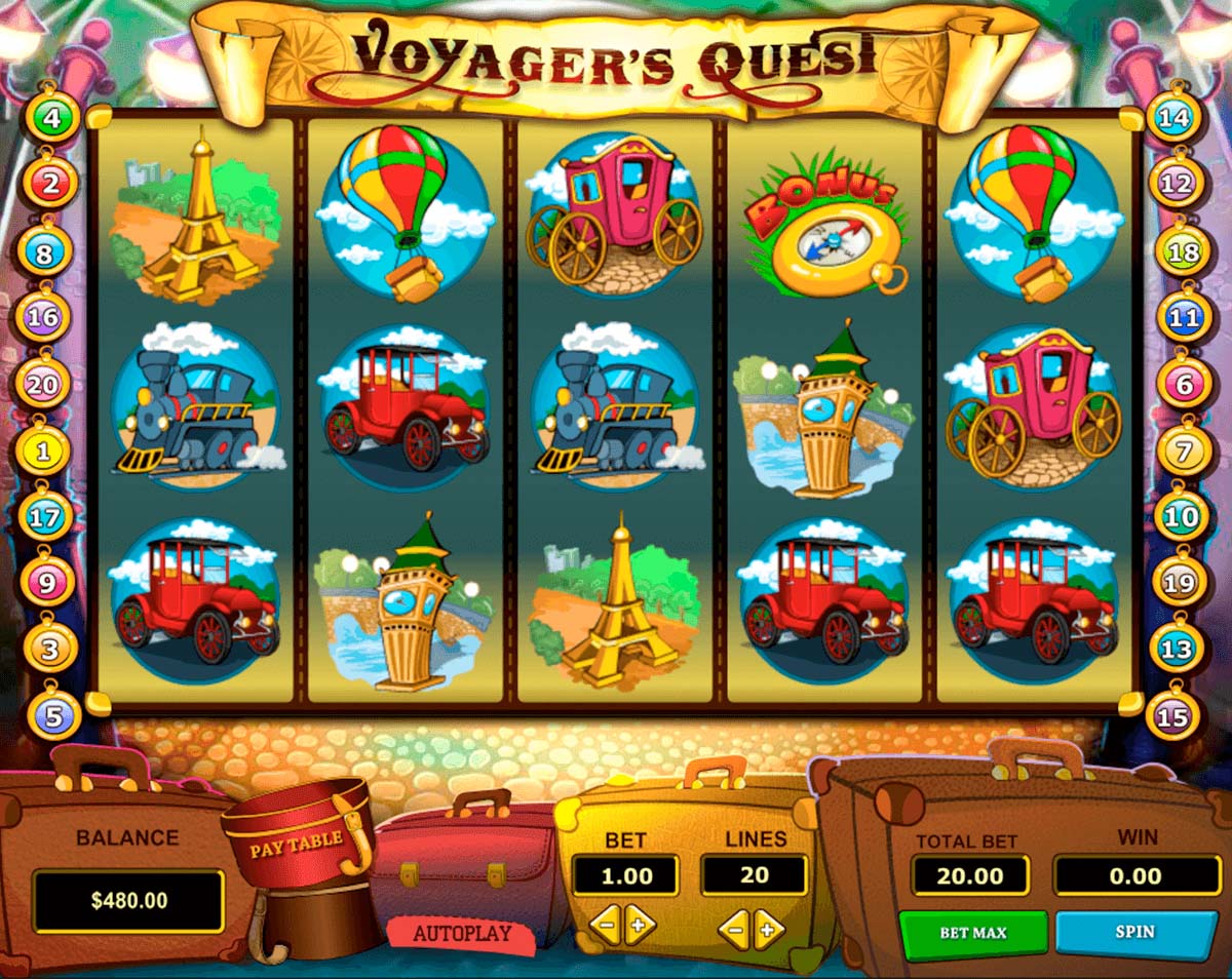 Screenshot of the Voyagers Quest slot by Pragmatic Play