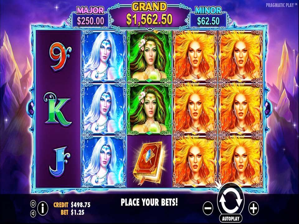 Screenshot of the Wild Spells slot by Pragmatic Play