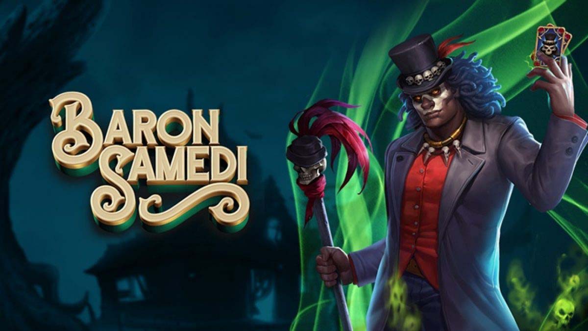 Screenshot of the Baron Samedi slot by Yggdrasil Gaming
