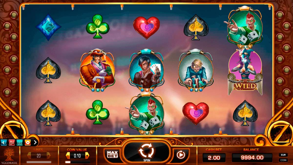 Screenshot of the Cazino Zeppelin slot by Yggdrasil Gaming