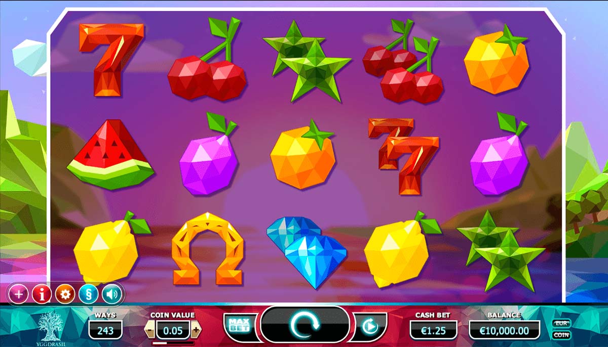 Screenshot of the Doubles slot by Yggdrasil Gaming