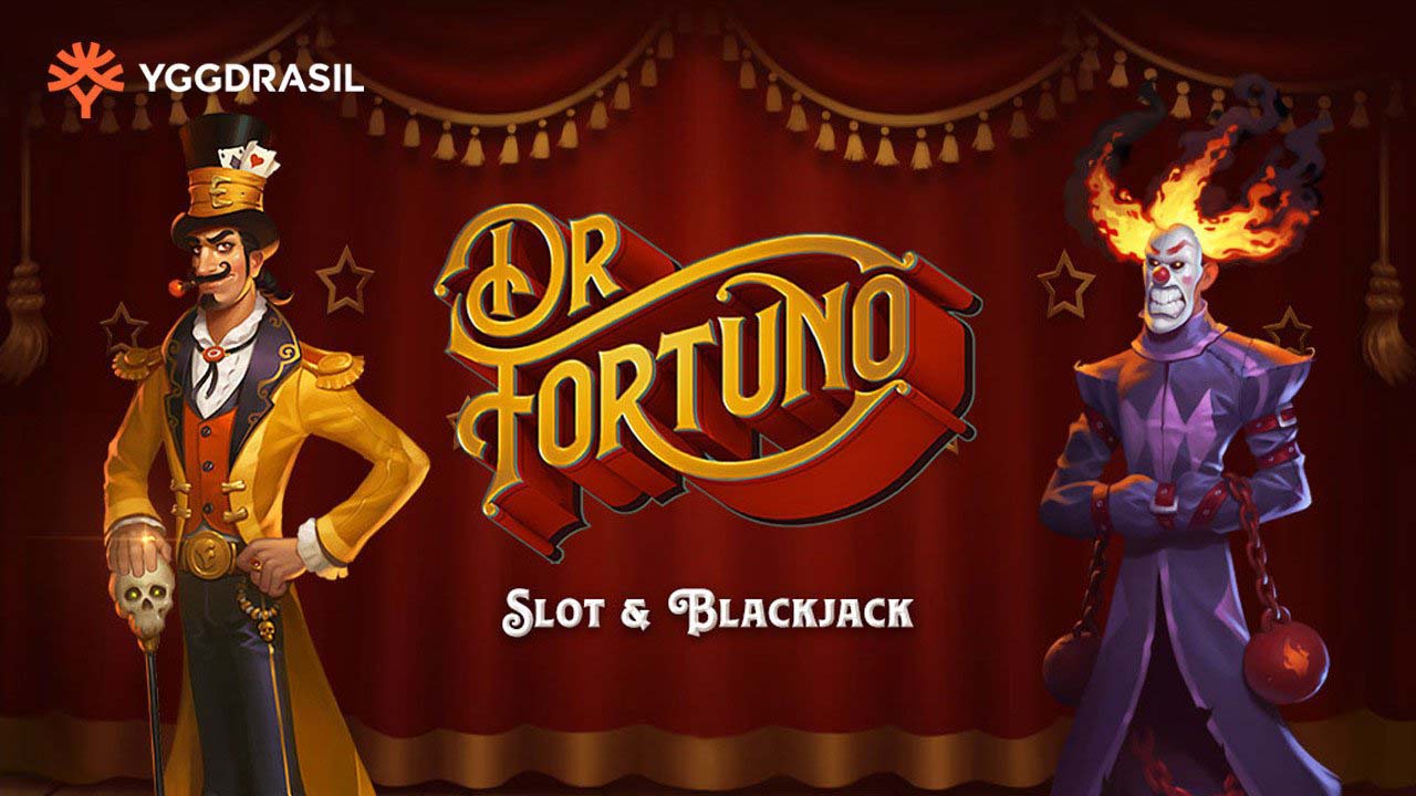 Screenshot of the Dr Fortuno Blackjack and Slot slot by Yggdrasil Gaming