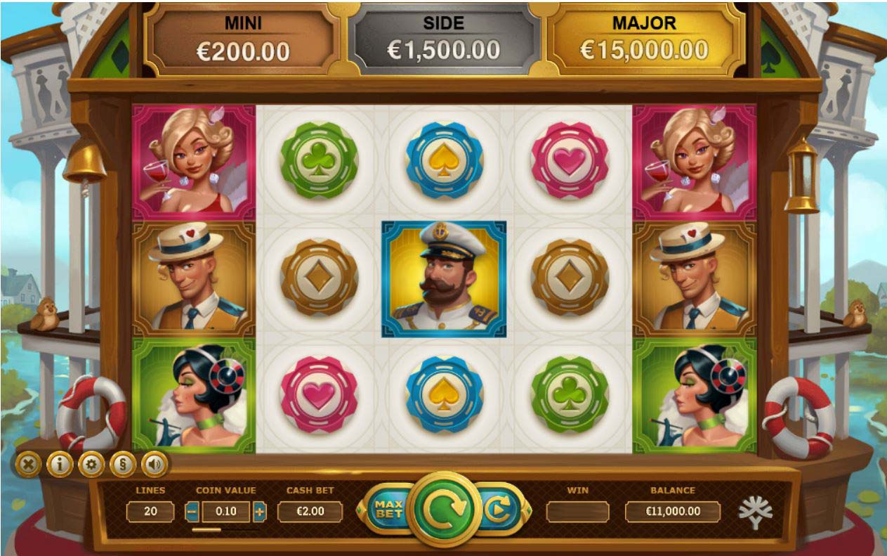 Screenshot of the Jackpot Express slot by Yggdrasil Gaming