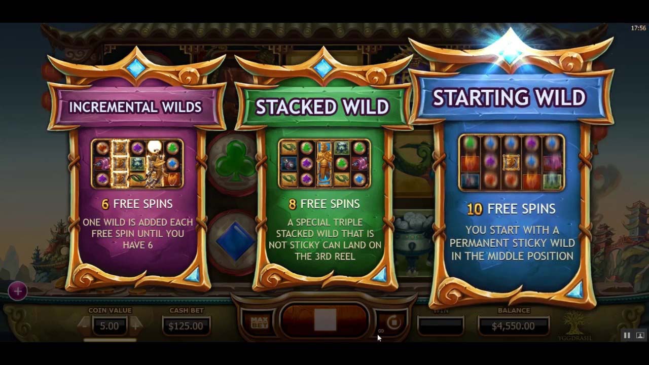 Screenshot of the Legends of the Golden Monkey slot by Yggdrasil Gaming