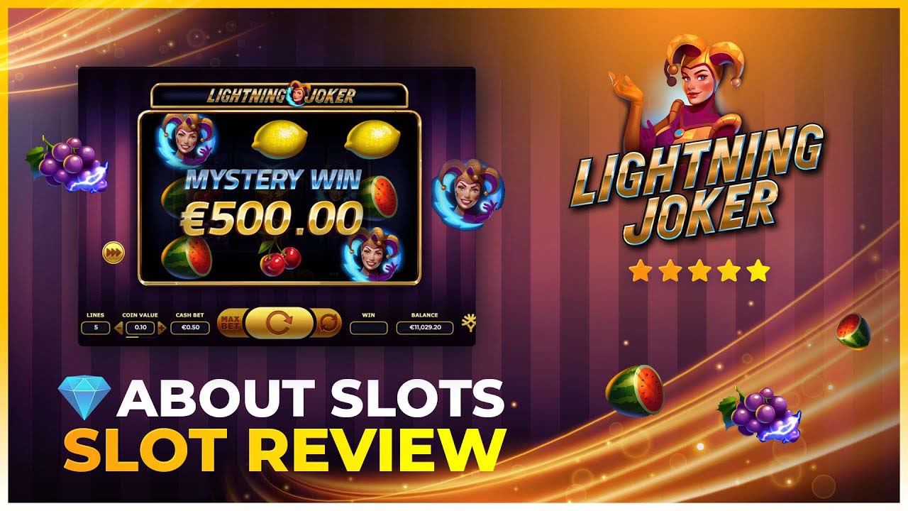 Screenshot of the Lightning Joker slot by Yggdrasil Gaming