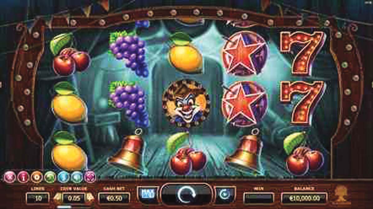 Screenshot of the Wicked Circus slot by Yggdrasil Gaming