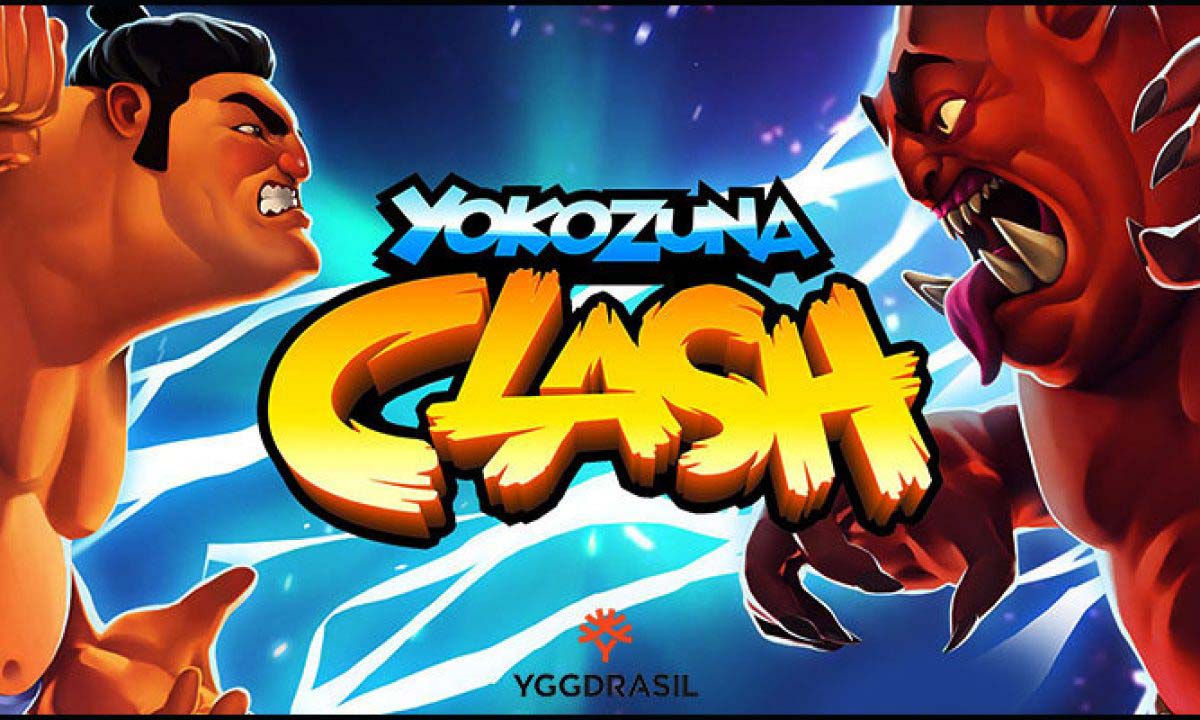 Screenshot of the Yokozuna Clash slot by Yggdrasil Gaming